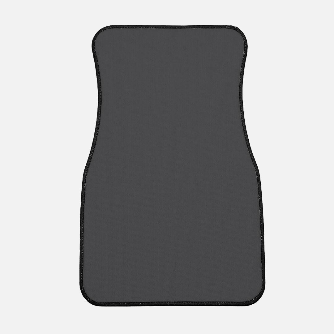 Dark Gray Car Mats – "Life is a Beautiful Ride" (Set of 2)